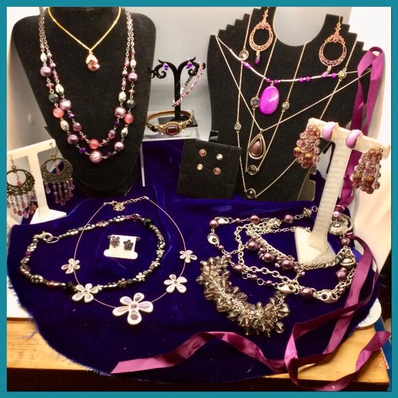 Pretty Purples Lot,19pc - Picture 1 of 11